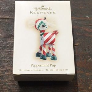 Hallmark Peppermint Pup Ornament 2007